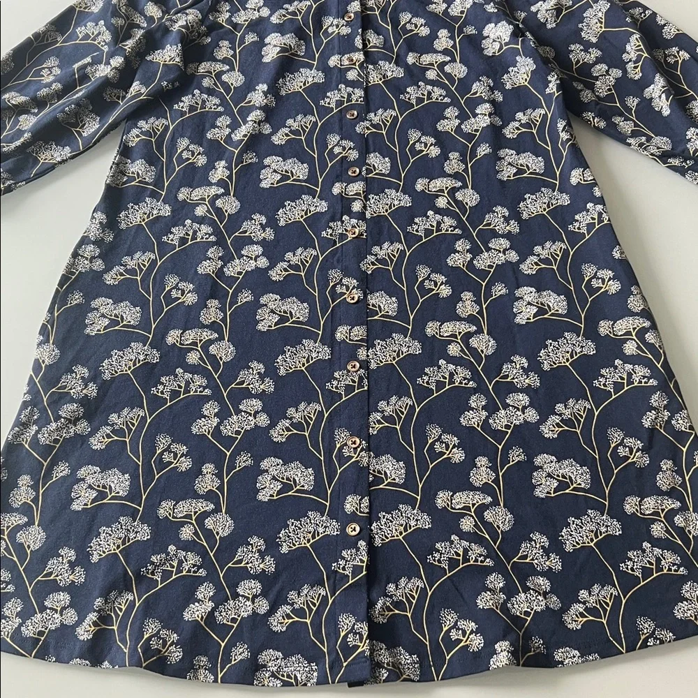 DUFFIELD LANE  ASHLYNN DRESS IN NAVY GROVE Sz S - Picture 8 of 15